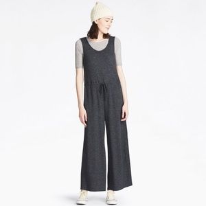 Uniqlo charcoal sleeveless jumpsuit